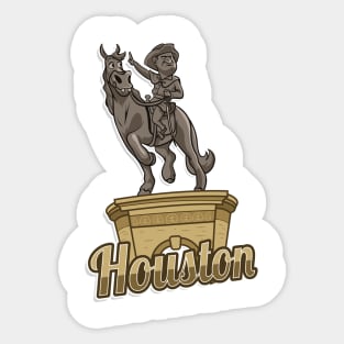 Houston City Badge Sticker